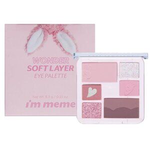 I'M MEME Wonder Soft Layer Eye Palette - Color: My Bunny - FACTORY SEALED